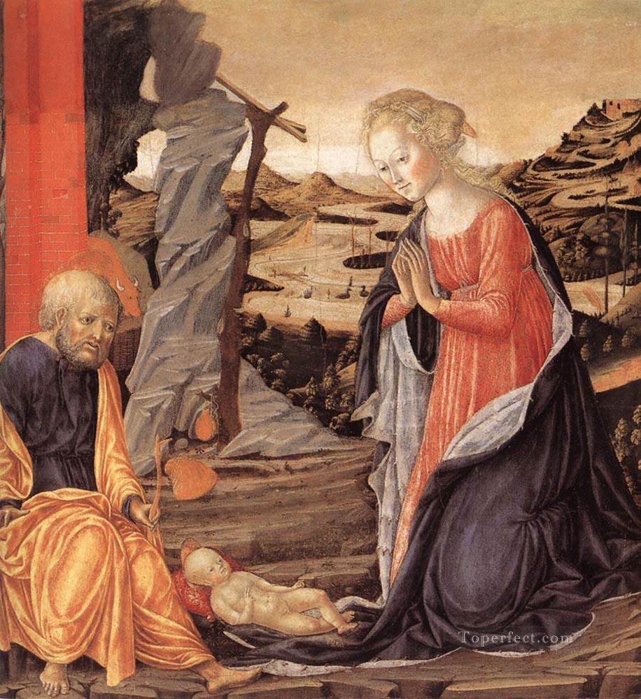 Nativity 1470 Sienese Francesco di Giorgio Oil Paintings